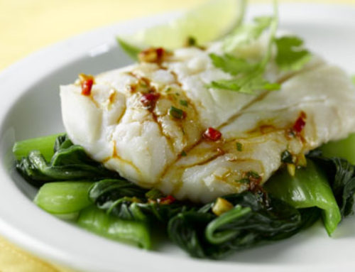 Aromatic Steamed Haddock